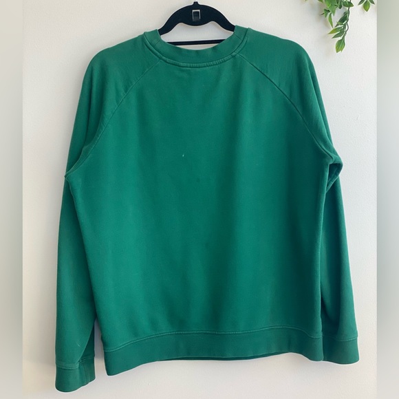 SWEATSHIRT ADIDAS TREFOIL CREWNECK in Collegiate Green Small - Picture 10 of 12
